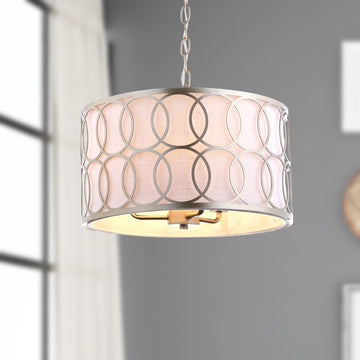 Loop 16" Metal LED Pendant - JONATHAN Y